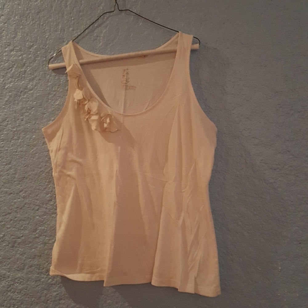 Tommy Bahama Tank Top with Silk Flowers